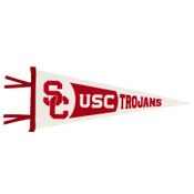 USC Trojans Cream SC Interlock Pennant